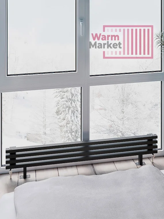 Costola 60х30 ZN - напольный трубчатый радиатор шириной 2000 мм, 10 секций