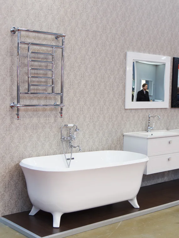 Cezares Salerno Gold - классический полотенцесушитель в стиле ретро