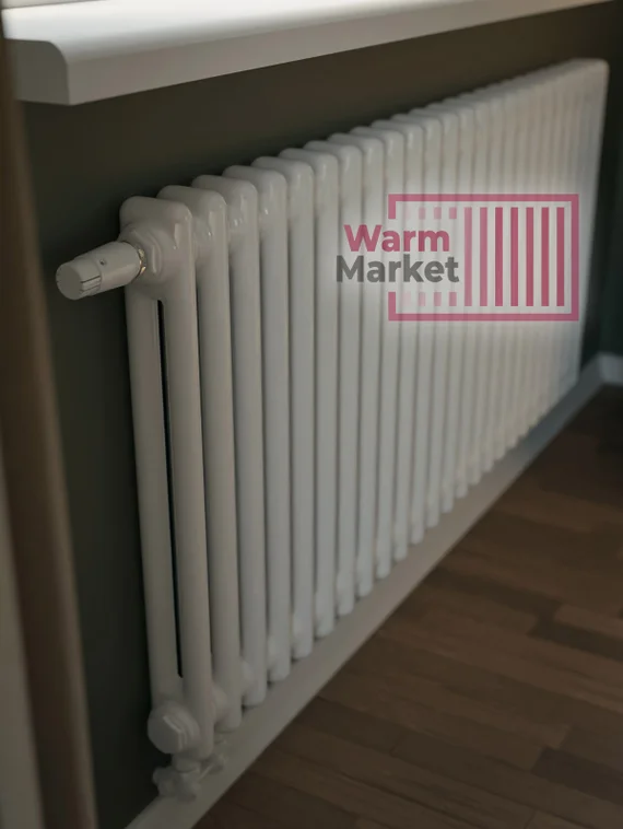 Axxinot Sentir 2080 - стальной трубчатый радиатор, нижнее подключение с термостатикой N69 твв