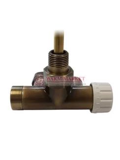 Клапан с погружающей трубкой Duo-Plex DN15 GZ 1/2xM22 x1,5 без термоголовки Античная Латунь