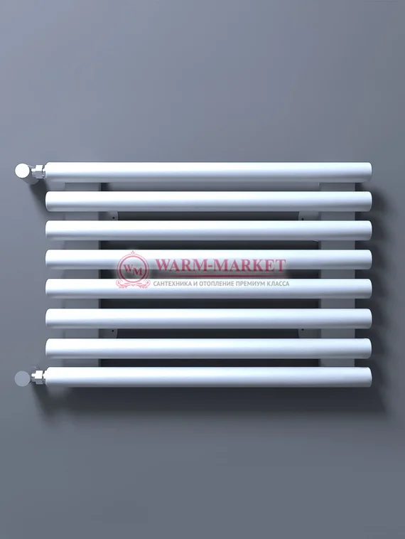 WH Round 2200 G - горизонтальный стальной трубчатый радиатор шириной 2200 мм