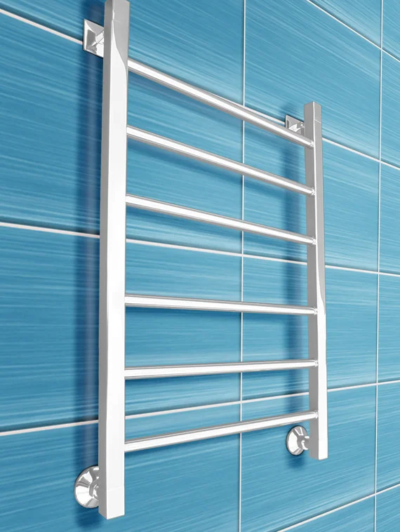 Classic  White - белый полотенцесушитель с квадратными вертикалями