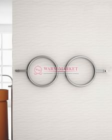 Дизайнерский полотенцесушитель из матовой полированной нержавеющей стали Roni Carisa