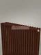 Paralleli v 2 1750 шаг 25 вертикальный трубчатый радиатор из прямоугольного профиля коричневого цвета
