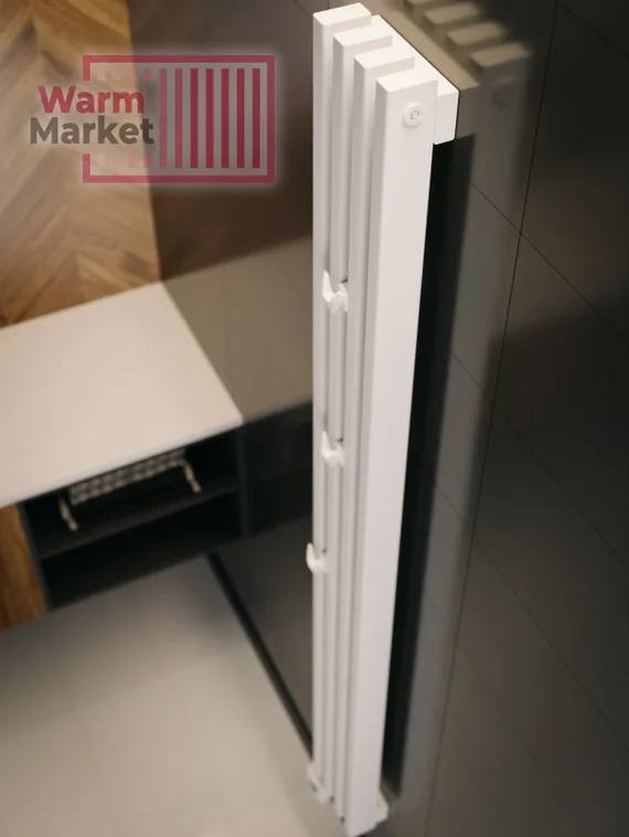 Axxinot Cardea 60х30 VE - вертикальный электрический радиатор высотой 1250 мм, 3 секции