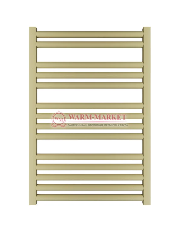 Mandarino Tubo 500х800 - цветной полотенцесушитель из анодированного алюминия, модель 14/33