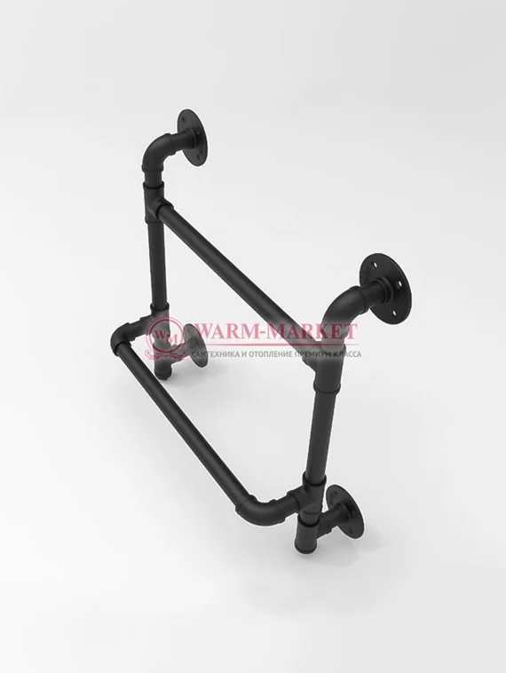 Classic Loft P- классический полотенцесушитель с полкой в стиле лофт