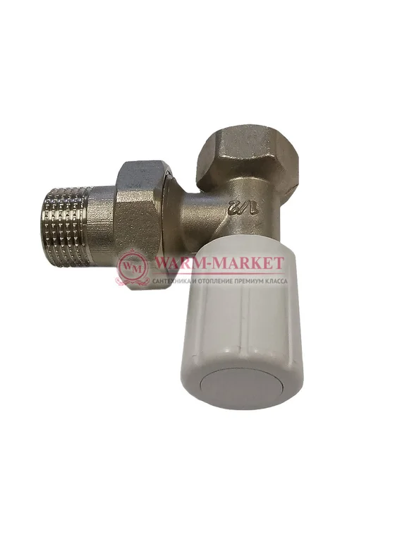 Ручной вентиль с муфтой угловой DN 15 1/2 GZ * 1/2 GW