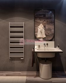 Mandarino Tubo 500х1200 - цветной полотенцесушитель из анодированного алюминия, модель 21/101