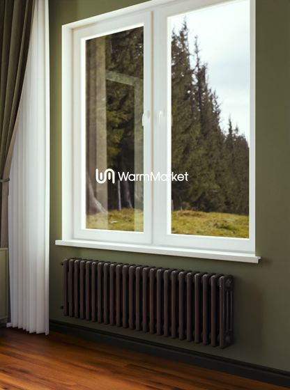 Bareng Softy 3037 - трехтрубный трубчатый радиатор высотой 370 мм, боковое подключение