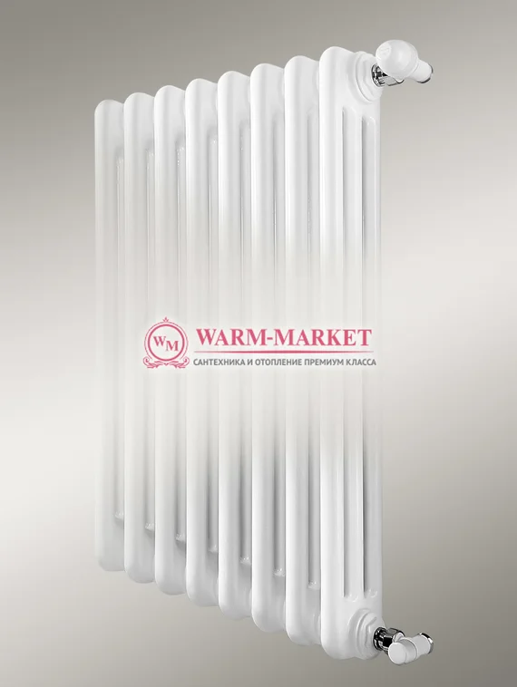 Трубчатый радиатор, двухтрубный с боковым подключением.