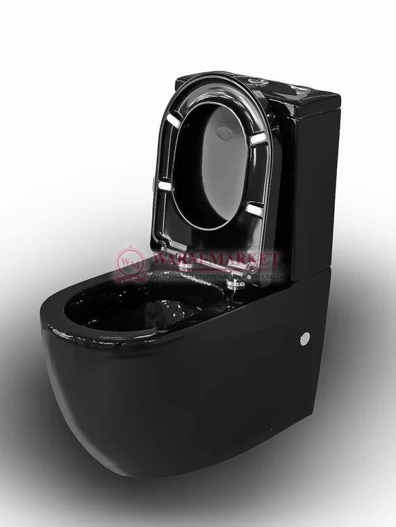 Унитаз Nilo 2301 nero черный глянцевый