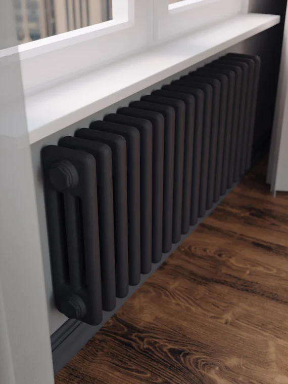 Bronto Pipe 3050 - трехтрубный трубчатый радиатор высотой 500 мм, нижнее подключение