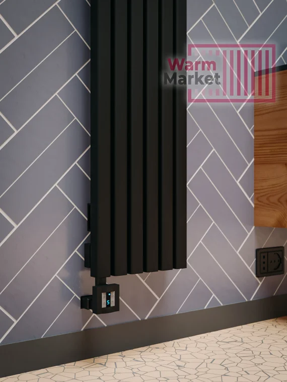 Axxinot Fortalla 40х40 VE - вертикальный электрический радиатор высотой 1500 мм, 4 секции