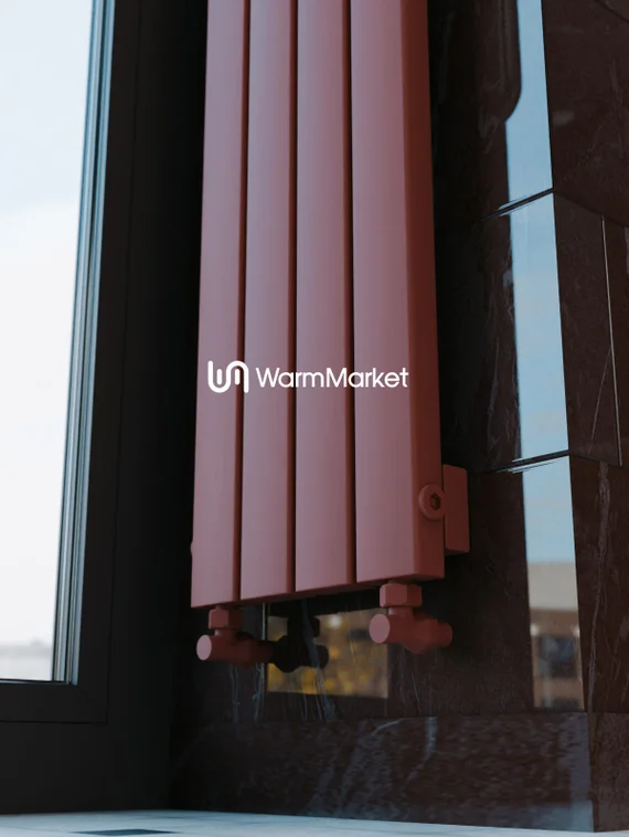 Bareng Temper V 2250 - вертикальный трубчатый радиатор высотой 2250 мм, нижнее разнесенное подключение