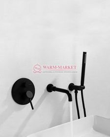 Комплект для ванны и душа Warmer Black Line 210135