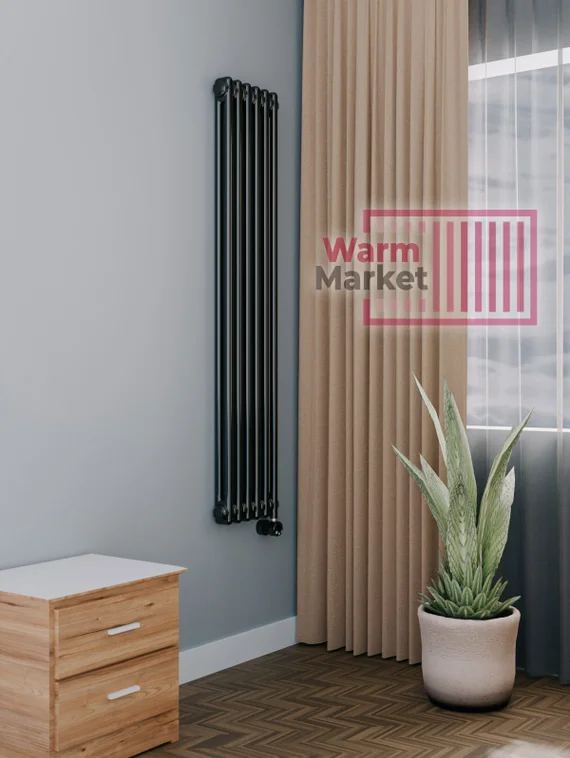 Axxinot Sentir Electric 2150 - электрический вертикальный двухтрубный трубчатый радиатор высотой 1500 мм