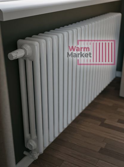 Axxinot Sentir 3050 - стальной трубчатый радиатор, нижнее подключение с термостатикой N69 твв