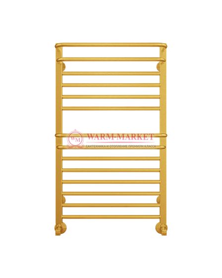 Орион - водяной полотенцесушитель, нижнее подключение, цвет золото