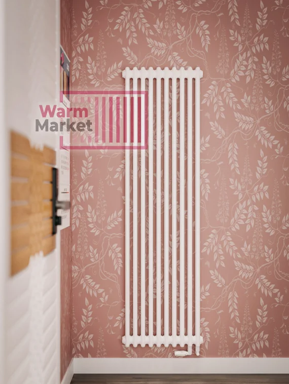 Трубчатый радиатор Solira 2130 N69 нижнее подключение, серый (RAL 7037)