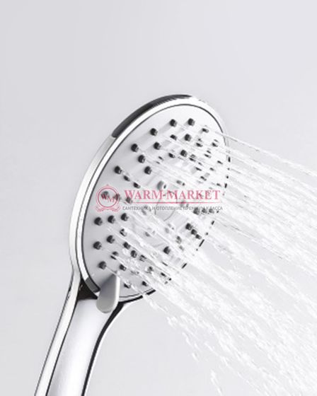 Встраиваемый комплект для душа с верхней душевой насадкой и лейкой черный А14031-Bl