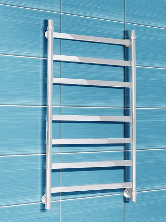 Maxima - полотенцесушитель круглым и квадратным профилем