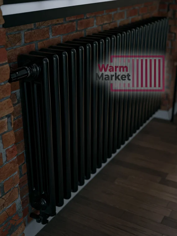 Axxinot Sentir 3057 - стальной трубчатый радиатор, нижнее подключение с термостатикой N69 твв