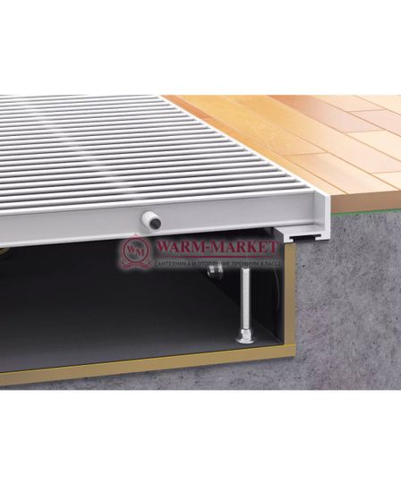 Решетка для конвектора Vitron из нержавеющей стали с профилем 18х10 мм, с L - рамкой