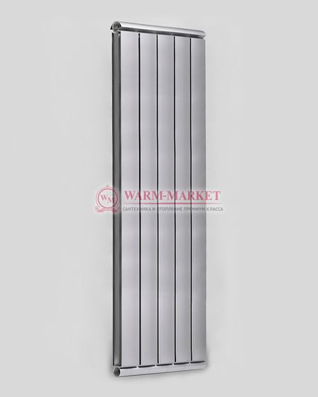Silver S 1600 - вертикальный цветной алюминиевый дизайн - радиатор