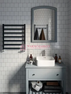 Mandarino Quadrata 500х600 - цветной полотенцесушитель из анодированного алюминия, модель 7/1