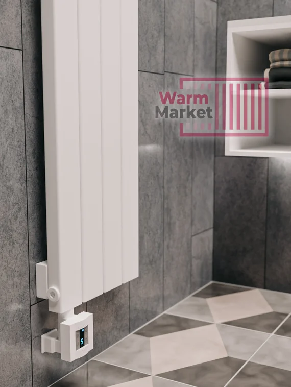 Axxinot Adero 30х60 VE - вертикальный электрический радиатор высотой 1500 мм, 10 секций