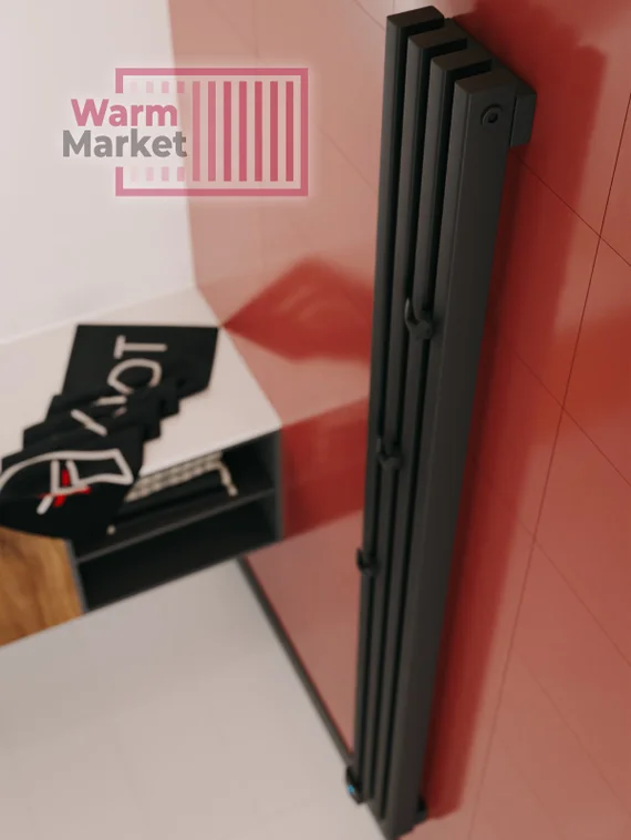 Axxinot Cardea 60х30 VE - вертикальный электрический радиатор высотой 3000 мм, 3 секции