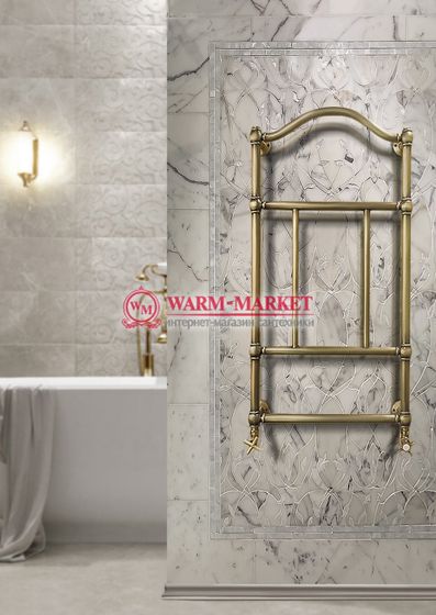 Brandoni Exclusive - полотенцесушитель в стиле ретро с аркой купить