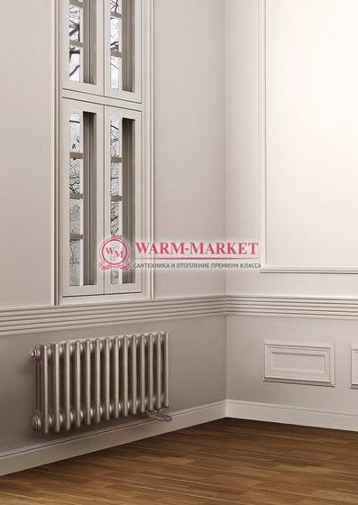 Трубчатый радиатор Dia Norm 3037 трехтрубный, боковое подключение