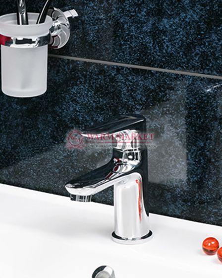 Смеситель для умывальника черный Vils 5603-Bl