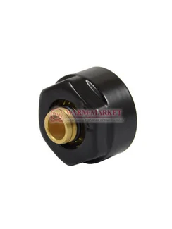 Резьбовое соединение для пластиковых труб GW 3/4-16x2 Черное 9005