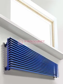 Горизонтальный трубчатый радиатор KZTO Paralleli g1 1534 шаг 25