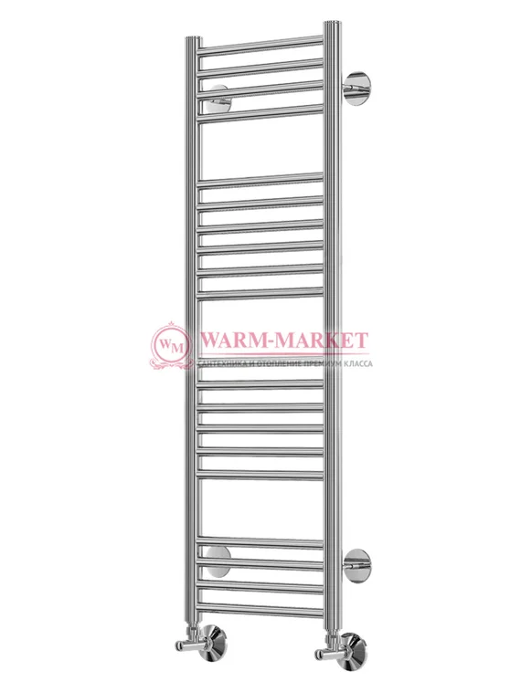 Аврора П20-1 - водяной полотенцесушитель, нижнее подключение, цвет золото