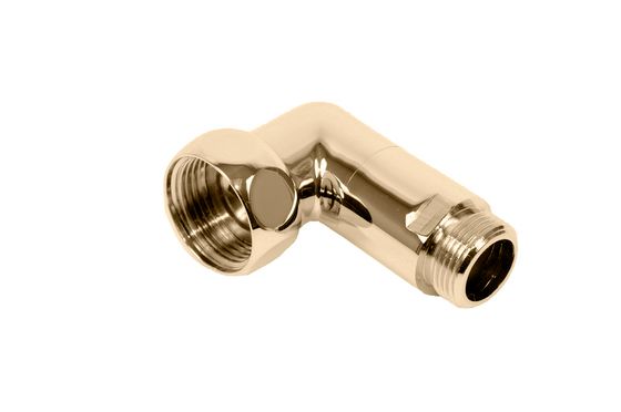 Переходник угловой бронзовый для подключения полотенцесушителя 1 американка.