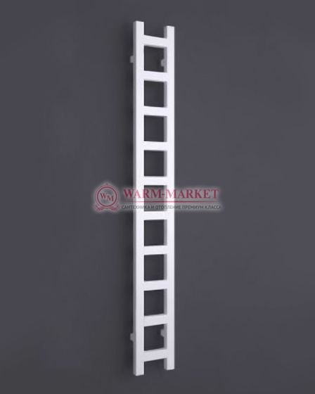 Quadro Q11 Easy - водяной дизайн-полотенцесушитель из нержавеющей стали