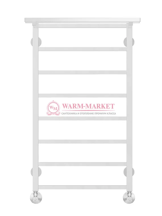 Контур П8-3 - электрический полотенцесушитель с полкой, белый