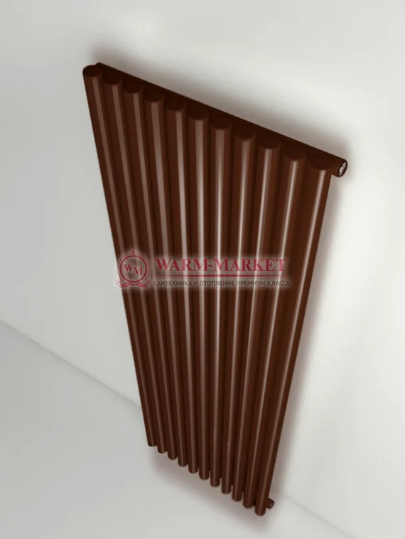 Garmonia A 40 V 1 - вертикальный трубчатый радиатор высотой 1784 мм коричневого цвета