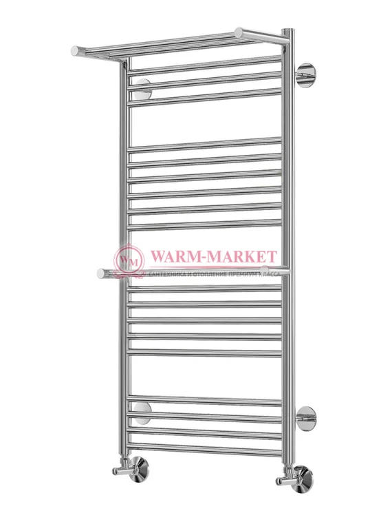 Аврора П20-3 - электрический полотенцесушитель с двумя полками, белый