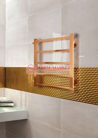 Vega Bronz - Бронзовый полотенцесушитель с боковым подключением