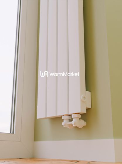 Bareng Temper V 1000 - вертикальный трубчатый радиатор высотой 1000 мм, нижнее правое подключение