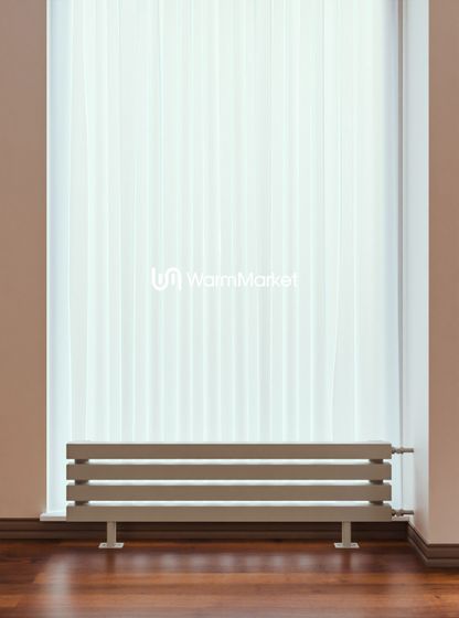 Bareng Livian ZN 800 - напольный трубчатый радиатор шириной 800 мм, боковое подключение