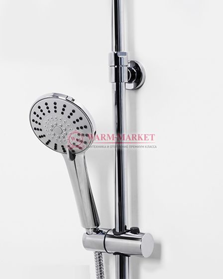 Душевой комплект со смесителем черный A16601-Bl