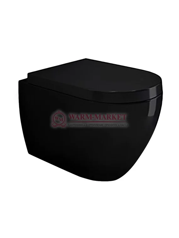 Унитаз подвесной Bocchi Venezia черный глянцевый