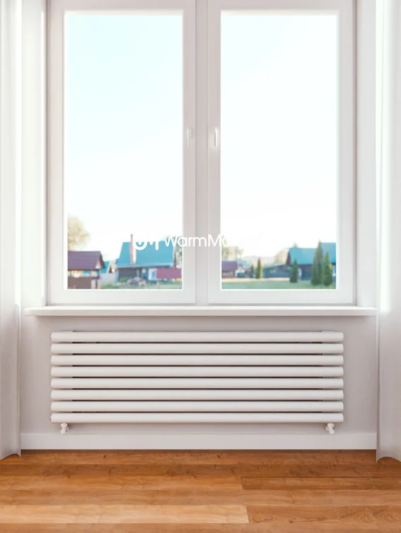 Bareng Monte Z 1750 - горизонтальный трубчатый радиатор шириной 1750 мм, нижнее разнесенное подключение