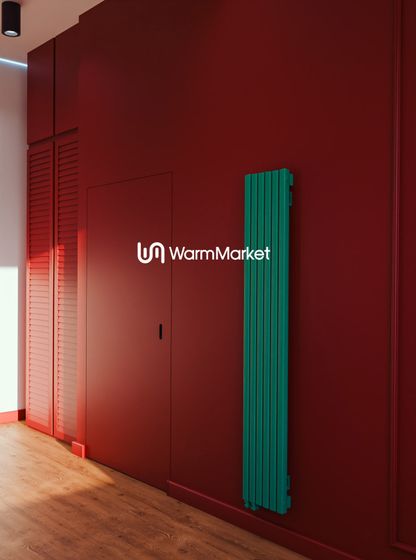 Bareng Tipe V 1250 - вертикальный трубчатый радиатор высотой 1250 мм, нижнее левое подключение